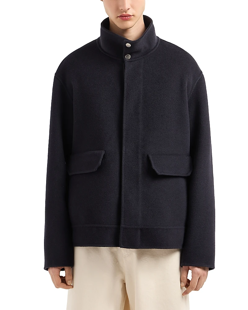 Emporio Armani Wool Cashmere Blouson Jacket