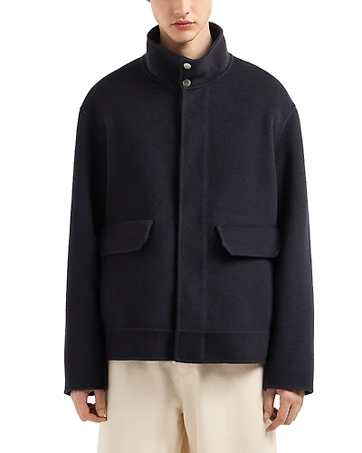 Emporio Armani Wool Cashmere Blouson Jacket