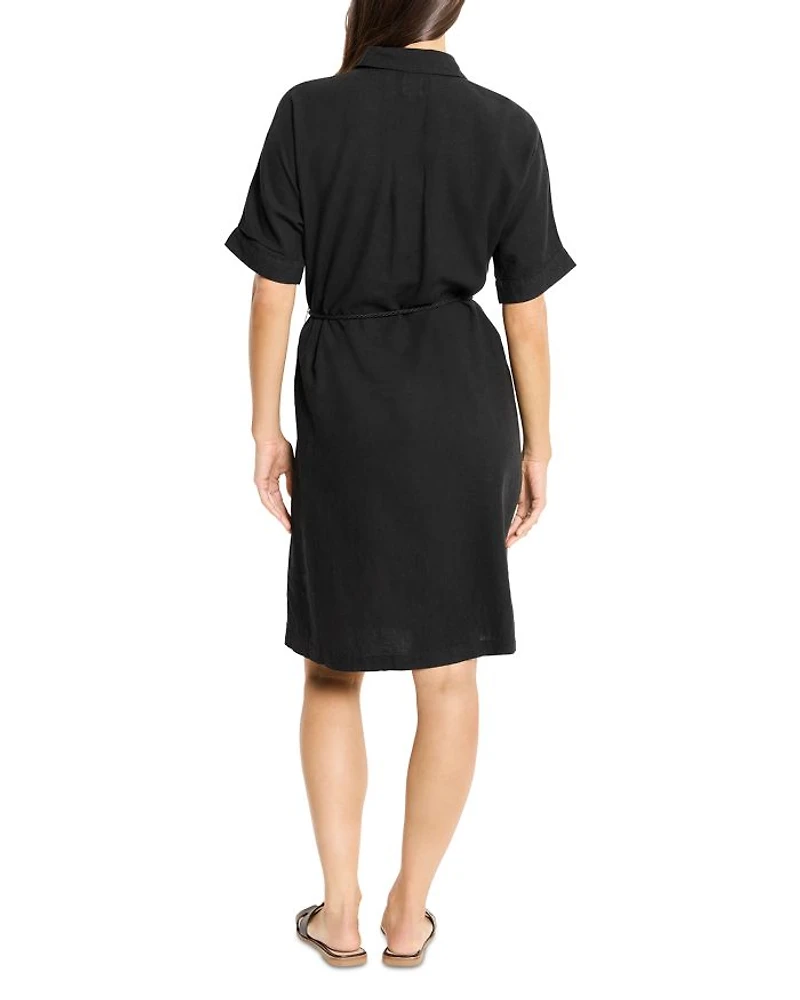 Rumba Linen Blend Belted Dress