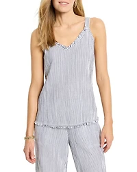Pin Stripe Gauze Tank Top
