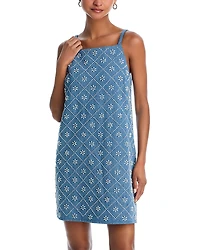 rag & bone Gentry Embellished Denim Dress