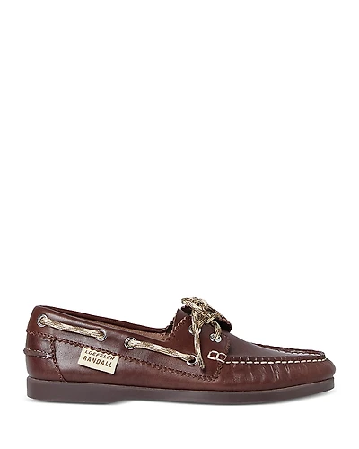 Loeffler Randall Women's Franco Boat Shoe Loafer Flats