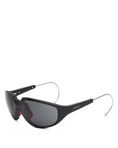 Moncler Mask Sunglasses, 63mm