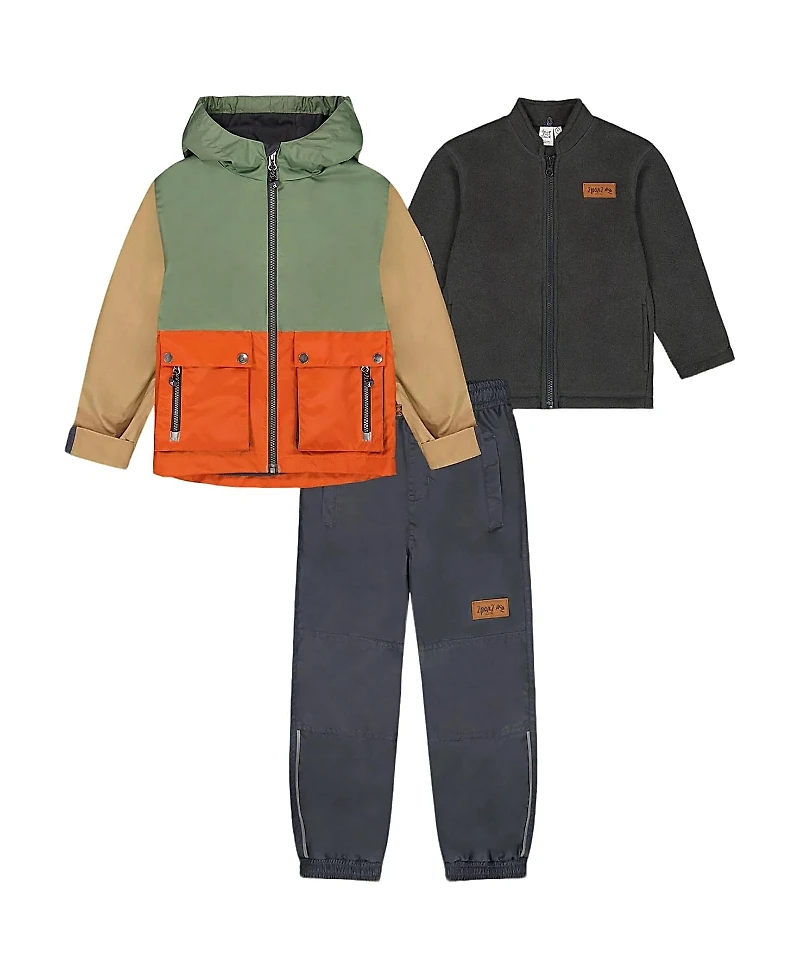 Deux par Deux Boys' 3-In-1 Mid-Season Outerwear Set - Baby