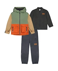 Deux par Deux Boys' 3-In-1 Mid-Season Outerwear Set - Baby