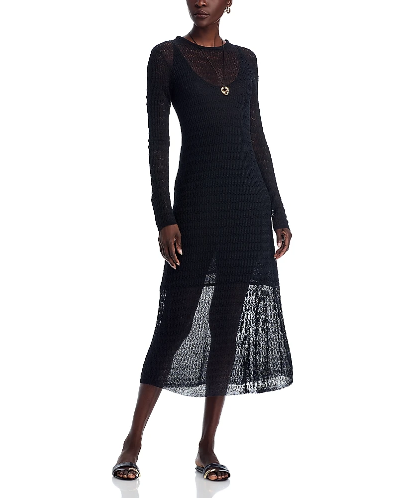 Proenza Schouler White Label Miriam Crochet Dress