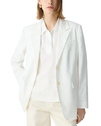Single Breasted Linen Blazer