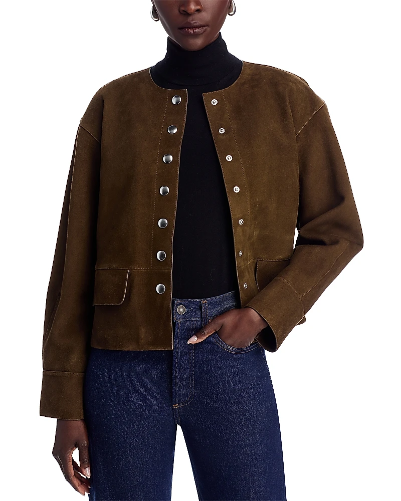 Proenza Schouler White Label Suede Robin Jacket