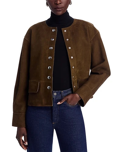 Proenza Schouler White Label Suede Robin Jacket
