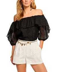Ramy Brook Salma Off The Shoulder Top