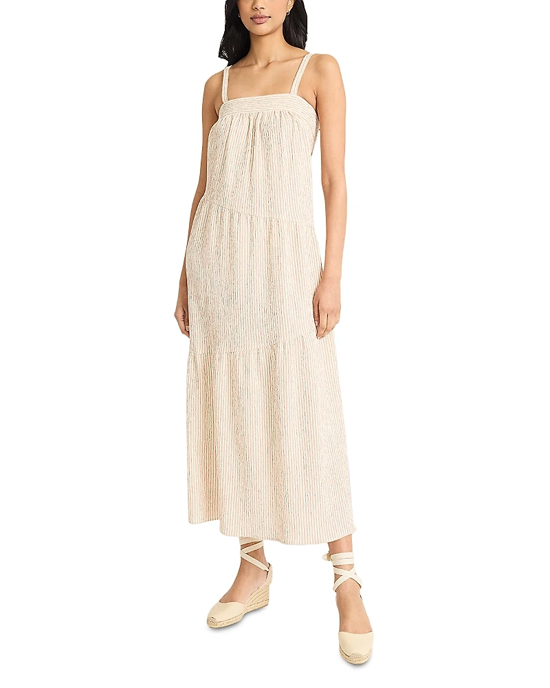 The Good Journey Tiered Midi Dress
