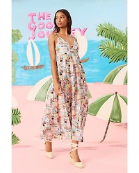 Maxi Dress with Double Strap
