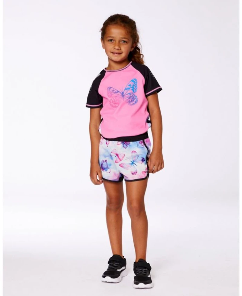 Girls' Printed Athletic Short - Little Kid