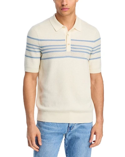 Camel L-Jiuseppe Knit Polo Shirt