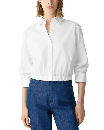 Theory Cropped Shirt