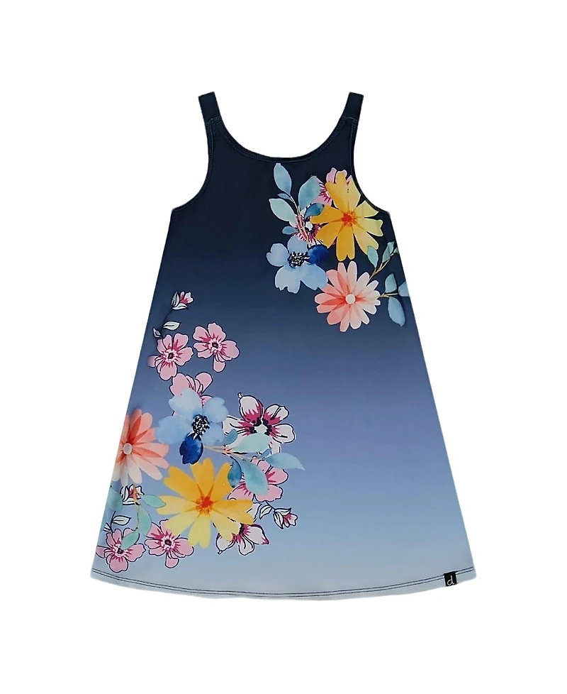 Deux par Deux Girls' Printed Beach Dress - Big Kid