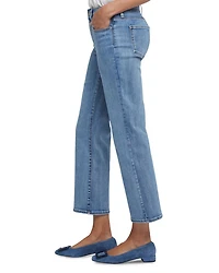 Marilyn Straight Ankle Jeans Minorca Island