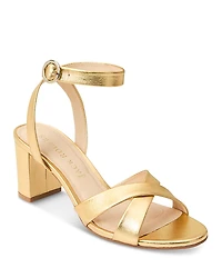 Jack Rogers Women's Peri Crossover Strap Mid Heel Sandals