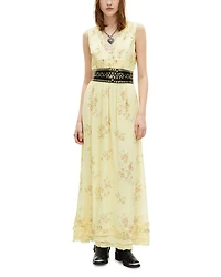 V Neck Sleeveless Dress