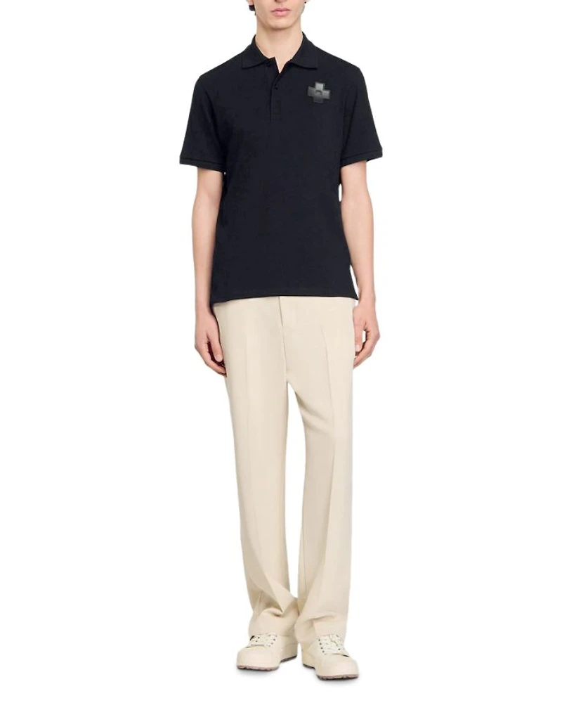 Cross Patch Polo Shirt