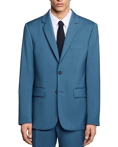 Sandro Classic Wool Suit Jacket