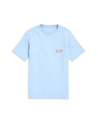 Boys' USA Sticker Short Sleeved Pocket Tee