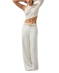 McLaren Flow One Sleeve Knitted Crop Top
