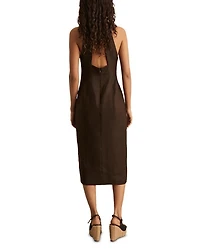 Amelia Lattice Tie Front Dress