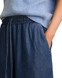 Parker Denim Look Wide Leg Pants