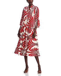 T Tahari Blaze Twilight Midi Dress
