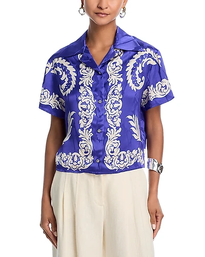 Etro Printed Short Sleeve Shirt