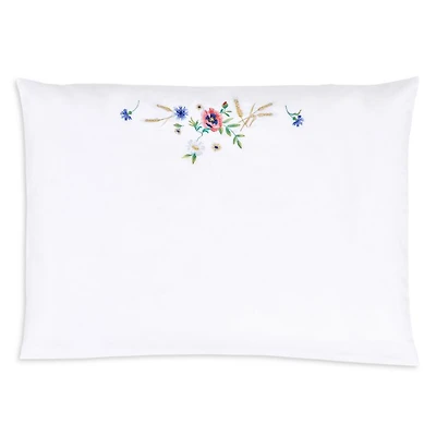 Summerfield Embroidered Sateen Standard Pillowcase