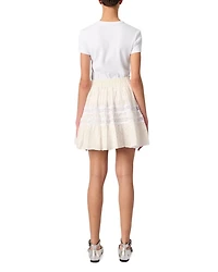 Short Embroidered Skirt