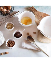 Lastra White Small Mixing Bowl