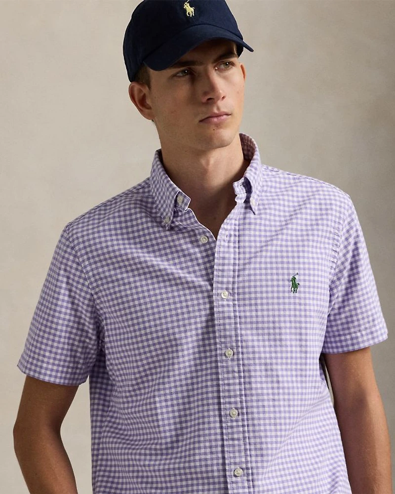 Classic Fit Gingham Oxford Shirt