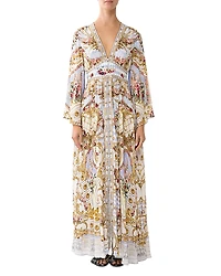 Camilla Kimono Sleeve Silk Dress