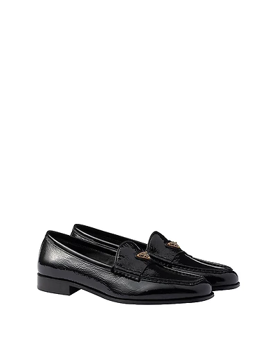 Prada Women's Naplak Patent Leather Loafers