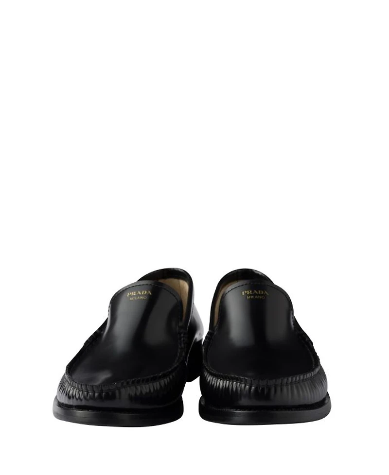 Women's Brushed Leather Loafers