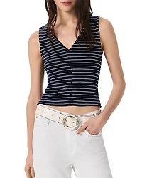rag & bone Knit Striped Vest Top