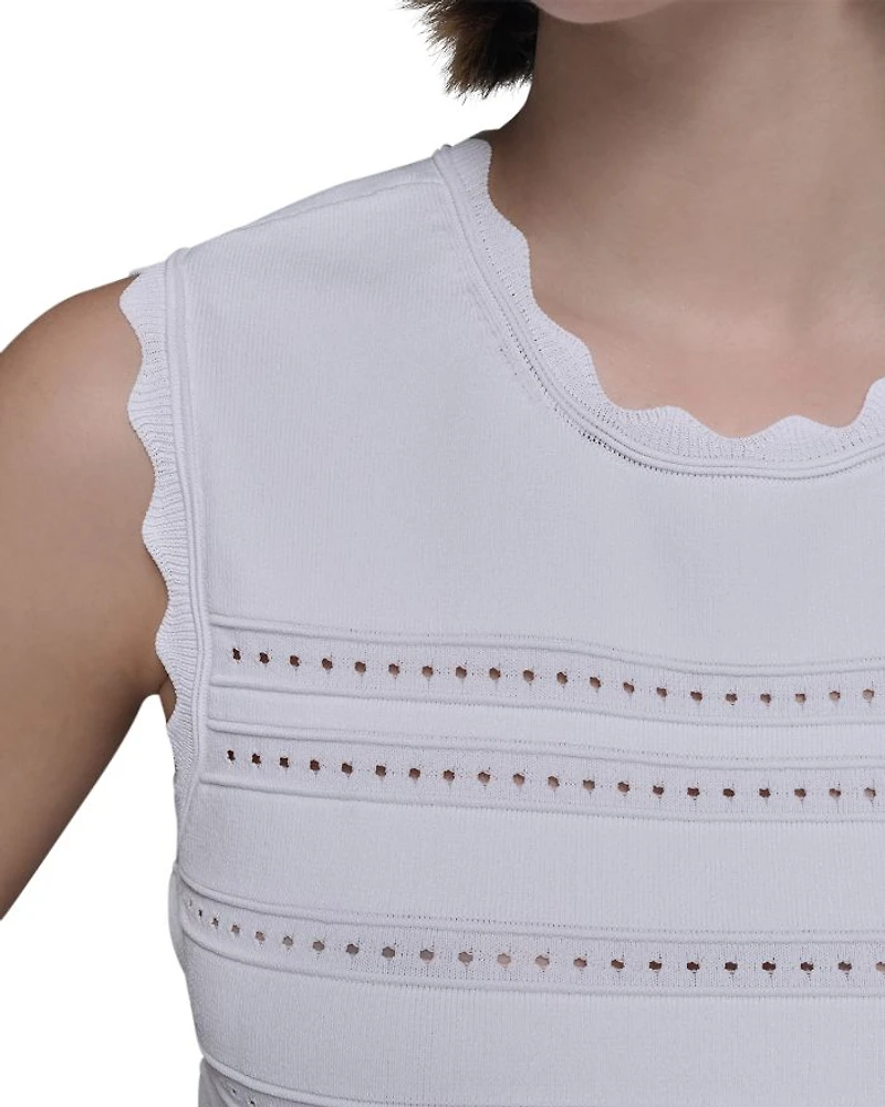 Scallop Edge Tank Top