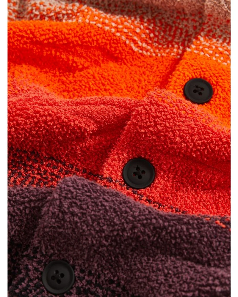 Short Sleeve Knitted Towelling Shirt