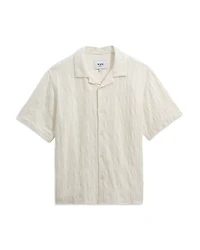 Wax London Didcot Short Sleeve Seersucker Shirt