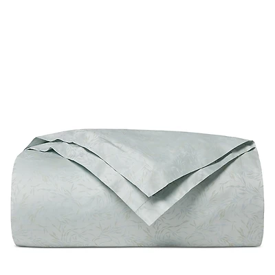 Sferra Selini Leaf Sateen Jacquard Duvet Cover