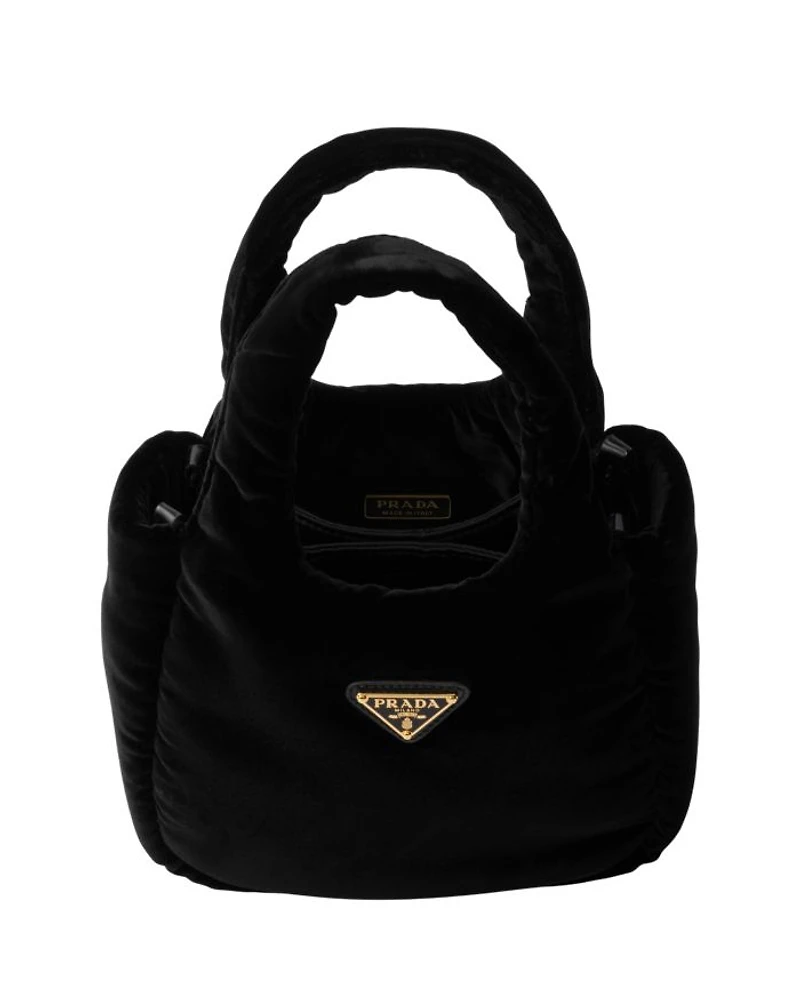 Padded Velvet Mini Handbag