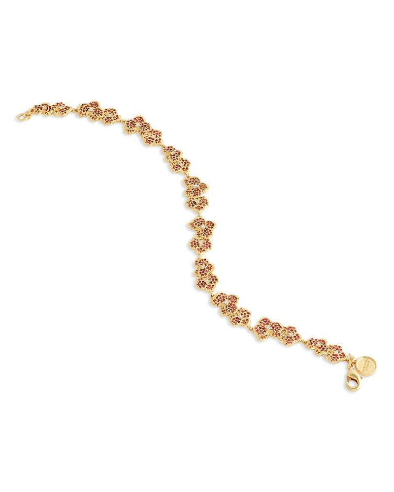 Pavé Orchid Tennis Bracelet