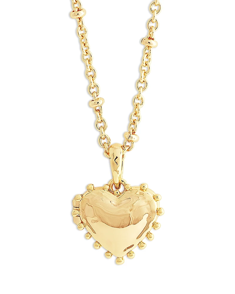 Anabel Aram Small Heart Locket Pendant Necklace, 16-17