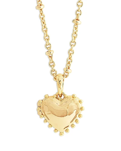 Anabel Aram Small Heart Locket Pendant Necklace, 16-17