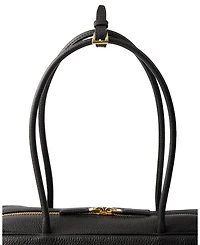 Large Leather Top-Handle Bag