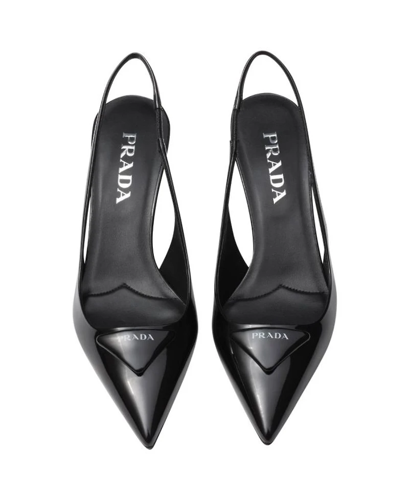 Women's Patent Leather Slingback Pumps