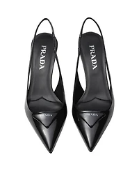Women's Patent Leather Slingback Pumps